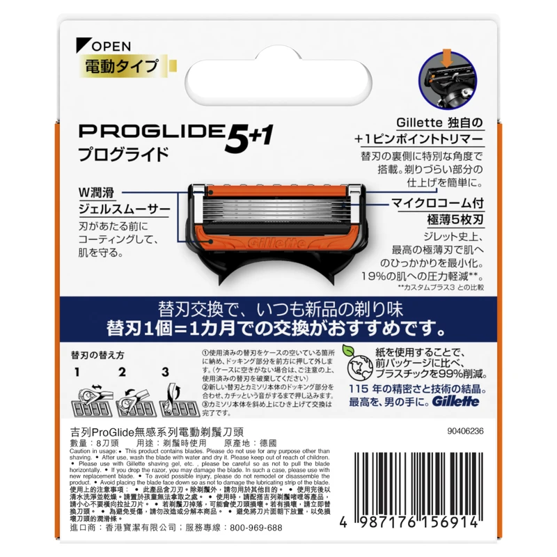 Gillette ProGlide Power Blades 8pcs - Image 2