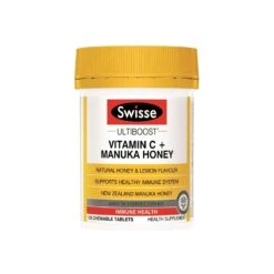 Swisse Ultiboost Vitamin C+ Manuka Honey Chewable 120 Tablets