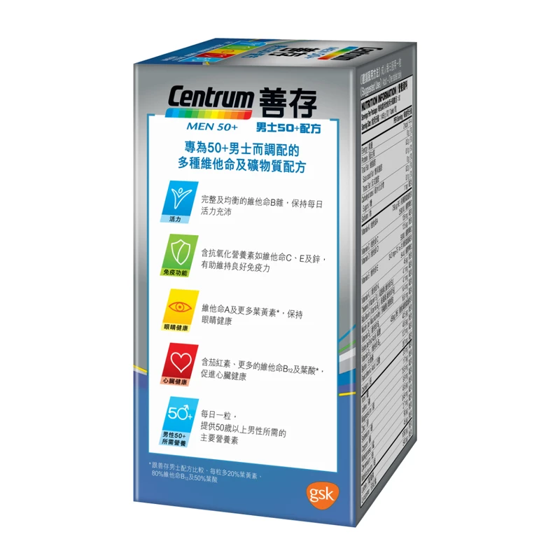 Centrum Men 50+ 60pcs - Image 4