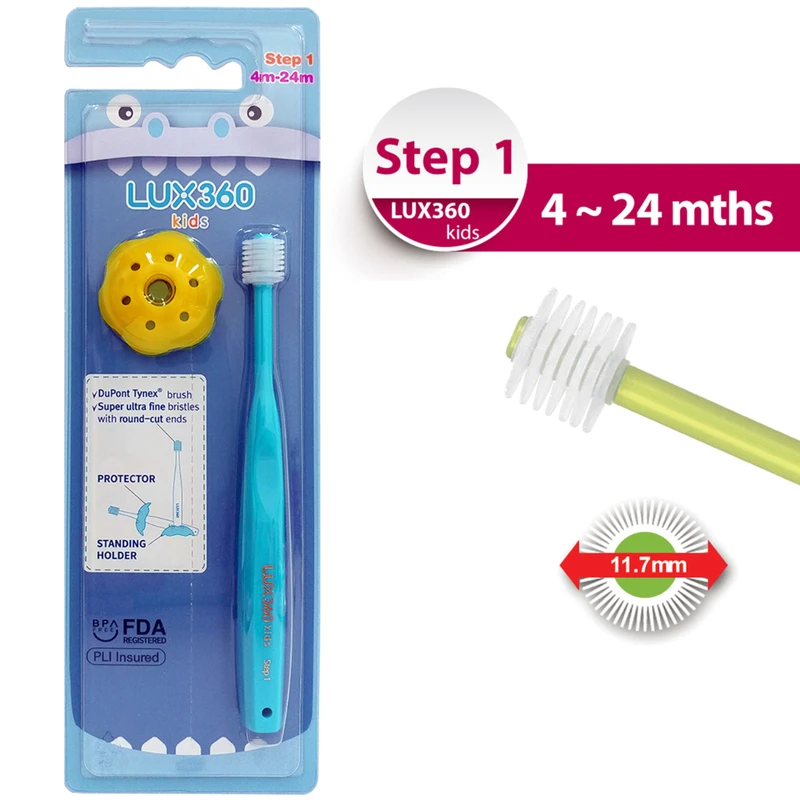 Vivatec LUX360 Toothbrush Step1 (4-24M) (Random Color) 1pc