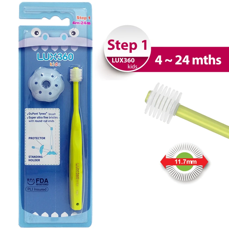 Vivatec LUX360 Toothbrush Step1 (4-24M) (Random Color) 1pc - Image 2