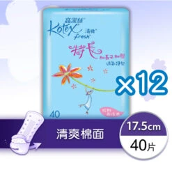 Kotex Fresh Long Panty Liner 40pcs X 12 Pack(Full Case)