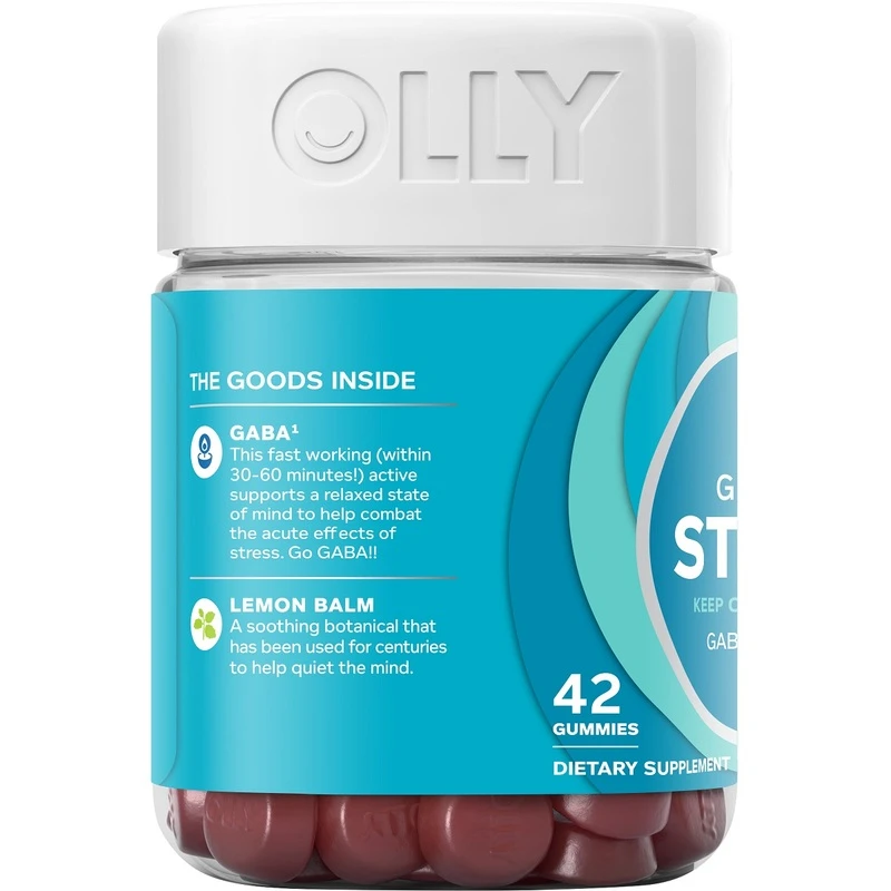 OLLY Goodbye Stress Gummy Supplements 42pcs - Image 4