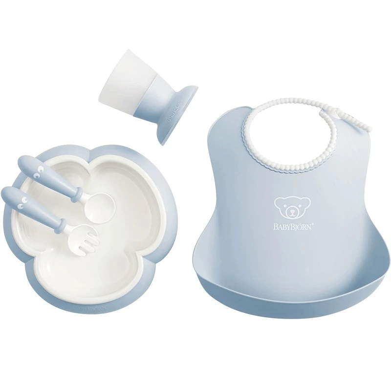 BabyBjorn Baby Dinner Set (Powder Blue) 1 Set