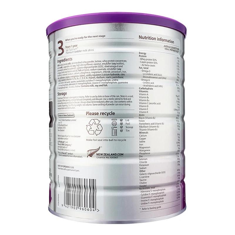 A2 Platinum Premium Follow-On Formula Stage 2 900g - Image 4